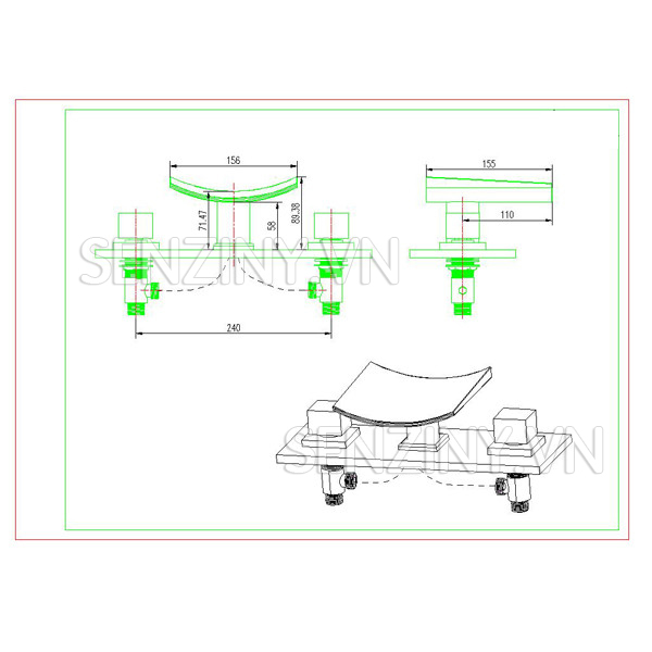 Ban ve voi lavabo cao cap Seductive Curve sz8805-22a